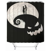 Musife Custom High Quality Halloween art Shower Curtain Waterproof Bathroom Polyester Fabric Bathroom Curtain 2024 - buy cheap