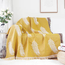 Capa de sofá estilo nórdico, cobertor para viagem, para cama, sala de estar, tapete e colcha 2024 - compre barato