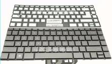 New EUA Inglês Teclado QWERTY Para HP Spectre 13-ac001tu 13-ac010tu 13-ac020tu 13-ac030tu 13-ac040tu 13-ac050tu BACKLIT, Cinza 2024 - compre barato