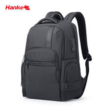 Hanke-mochila antirrobo para hombre, bolsa de negocios con bloqueo de contraseña para ordenador portátil de 15,6 pulgadas, resistente al agua, con cremallera YKK, de alta calidad, H60011 2024 - compra barato