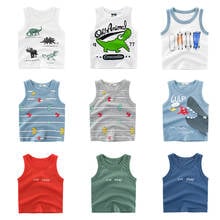 Kids Baby Boys Girls Infant Vests T-shirts Children Toddler Summer Vest Tops Clothes Cotton Tees Cartoon new 2021 Clothing 2024 - buy cheap