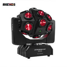 SHEHDS-foco láser de cabeza móvil para DJ, dispositivo de rayo láser RGBW de 18x12W con ángulo de rotación, apto para discotecas, escenarios, bares y salas de baile 2024 - compra barato