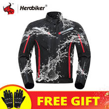 Herobiker-conjunto de roupas de motocicleta, jaqueta protetora à prova d'água, à prova de vento, para motocross 2024 - compre barato