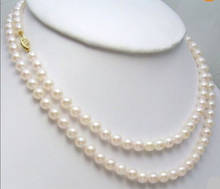 Collar de perlas AKOYA japonesas blancas de 32 ", 5-11MM, envío gratis 2024 - compra barato