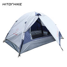 Hitorhike-tienda de campaña para 1/2 personas, carpa ultraligera de una sola capa, resistente al agua, pu1000 mm, con bolsa de transporte para Senderismo y viajes 2024 - compra barato