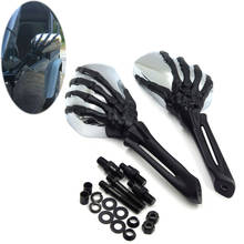 Espejos de garra negra para motocicleta, accesorios para motocicleta Yamaha Road Royal Max VStar 1100 1300 1600 1700 Warrior Virago, Envío Gratis 2024 - compra barato