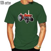 Camisa de t masculina massey ferguson 135 tratores vintage s algodão nova camiseta engraçada novidade camiseta feminina 2024 - compre barato