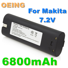 Original 7.2V 6800mAh Power Tool Battery For MAKITA 7033 7002 7000 632003-2 191679-9 192532-2 Cordless Drill tool Battery L10 2024 - buy cheap