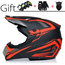 Super cool motorcycle helmet off the highway, cross ATV Motorcycle MTB helmet back full face mask, three free gifts and a bunch 2024 - buy cheap
