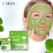 Máscara facial de argila verde longjing matcha, controle de óleo contra acne e poros, clareamento da pele, removedor de cravos 2024 - compre barato