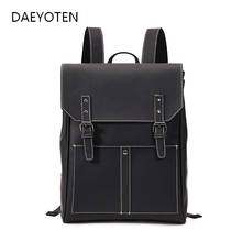 DAEYOTEN-mochila Retro de cuero para hombre, morral de viaje de gran capacidad, estilo coreano, ZM0989 2024 - compra barato