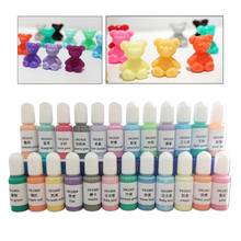 24 Colors Crystal Epoxy Pigment UV Resin Dye DIY Jewelry Colorant Art Crafts Coloring Drying Color Mixing Liquid Decorations new 2024 - buy cheap