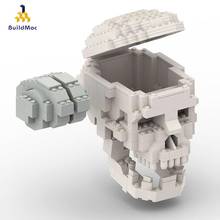 Buildmoc Human Skull With Brain Museum Collection Ideas Building Blocks Modular Brain Model Children Birthday Gift Toys 2024 - buy cheap