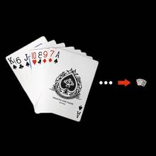 Cartas retráctiles (tamaño de Escenario), trucos de Magia de primer plano, Magia de apariencia, mentalismo, ilusión, accesorios para trucos, cartas de juego, Magia 2024 - compra barato