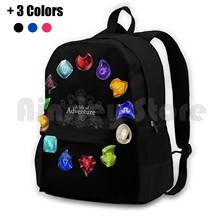 A Life Of Adventure Outdoor Hiking Backpack Waterproof Camping Travel Ffxiv Final Fantasy Xiv Final Fantasy Mmo Game Crystals 2024 - buy cheap