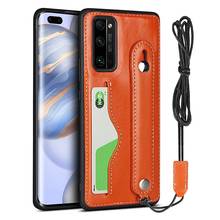 Funda de cuero genuino para móvil, funda de lujo para Honor 30 Pro Plus, para Huawei Honor 30 30S 30Pro 2024 - compra barato