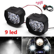 2PCS Motorcycle Headlight 1000LM Spotlight With Switch Auxiliary Lamp For BMW f850gs s1000r F800R F800S F800ST f 800 r K1200 S 2024 - buy cheap