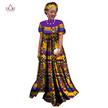 Novedad de verano estilo 2021 africanos vestidos para las mujeres Dashiki elegante vestido de fiesta de talla grande tradicional africana ropa BRW WY2563 2024 - compra barato