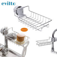 Kitchen Dish Drying Rack Stainless Steel Faucet Shelf Spongs Dish Cloth Finishing Rack Sink Hanging Punch storage rack Organizer 2024 - buy cheap