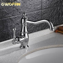 Basin Faucets Silver Bathroom Taps 360 Degree Swivel Lavatory Deck Mounted Concrete Mixer WC Lavatory Washbasin Sink  S79-363 2024 - buy cheap