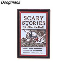 P5178 Dongmanli Scary Stories Hard Enamel Pins Badge Backpack Collar Lapel Women Men Fashion Jewelry 2024 - buy cheap