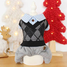 Dog Clothes Male Cotton Cat Dog  Jumpsuit Jacket Coat Two-piece Vest Clothing For Dogs Cotton Winter Products Puppy Chihuahua 2024 - buy cheap