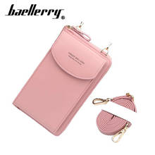 2019 Forever baellerry women wallet vertical crossbody mobile phone wallet zipper clutch wallet 2024 - buy cheap