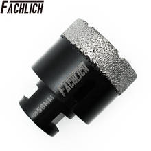 FACHLICH 1pc Dry Diamond Hole Saw Cutter Porcelain Drilling Core Bits for Ceramic Tile M14 thread Core Drill Bits 2024 - buy cheap