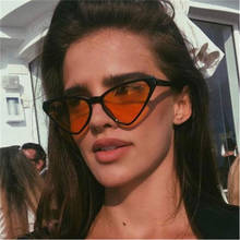 Европейский стиль треугольные солнечные очки кошачий глаз оттенки для женщин винтажные очки gafas de sol mujer 2024 - купить недорого