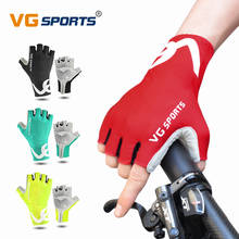 VG sports-guantes de ciclismo antideslizantes de medio dedo para hombre, manoplas de LICRA para bicicleta, manoplas de tela para MTB, Guantes de bicicleta de carretera para exteriores 2024 - compra barato