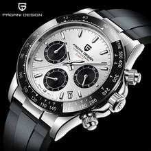 PAGANI DESIGN Top Brand New Men Quartz Wristwatch Luxury Sapphire Glass Sports Watch Rubber Strap Chronograph Watch Men Relogio 2024 - buy cheap