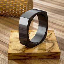 Jiayiqi 316L мужское кольцо из нержавеющей стали, высокое качество, ювелирные изделия в стиле панк, аксессуары, обручальное кольцо, кольцо черного, золотого, серебряного цвета, кольца на палец 2024 - купить недорого