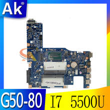 Akemy ACLU3/ACLU4 UMA NM-A362 материнская плата для ноутбука Lenovo G50-80 Материнская плата ноутбука процессор I7 5500U DDR3 100% тесты работы 2024 - купить недорого
