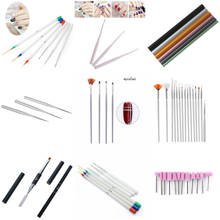 12PCS/5/3/1PCS Nail Art Brush Drawing Pens Nail Manicure DIY Painting Liner Brushes UV Gel Polish French Salon Decoration Tools 2024 - buy cheap