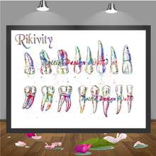 Rikivity Human Anatomy Poster Prints Canvas Painting Medical Human Tooth Teeth Wall Art Pictures Living Room Clinic Decoration 2024 - buy cheap