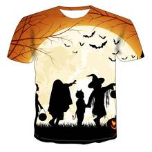 2020 new Fashion hot sale explosions Halloween 3D printing T-shirt punk casual funny T-shirt summer short-sleeved men's T-shirt 2024 - buy cheap