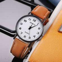 Повседневные Простые женские часы, женские кварцевые часы из нержавеющей стали с кожаным ремешком, наручные часы, часы женские reloj mujer/d 2024 - купить недорого