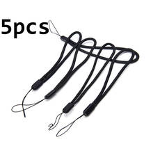 New 5x Black Nylon Wrist Strap Lanyard For Camera Cell Phone IPod USB Mp3 Mp4 2024 - buy cheap