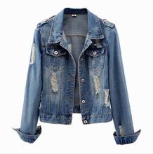 Women Denim Jacket Coat Denim Casual Women Basic Jacket Thin Windbreaker With Pockets Vintage Autumn Slim Women Outerwear 2024 - buy cheap