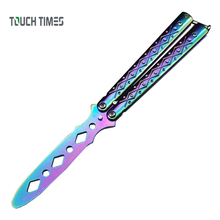 Butterfly Training Knife Transformable Blunt Balisong Folding Knife Pocket Trainer Survival Knife Training Tool For Outdoor Game 2024 - buy cheap