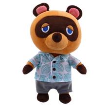 28cm Animal Cosplay Crossing Raccoon Plush Tom Nook Plush Toy Bear Stuffed Doll Gifts 2024 - buy cheap