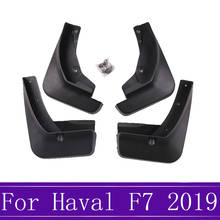 Black Mud Flaps For Great Wall Haval F7 2019 Mudflaps Splash Guards Front Rear Mud Flap Mudguard Car Styling Accessories 2024 - buy cheap