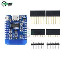 Placa de desarrollo WIFI Mini, placa NodeMCU Lua IOT CH340G CH340 con pines, 3,3 V, ESP8266, ESP-12, V2, USB, WeMos D1 2024 - compra barato