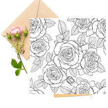 Rose Flower Leaves Clear Stamps For DIY Scrapbooking Card Making Silicone Stamps Fun Decoration Supplies 2024 - buy cheap