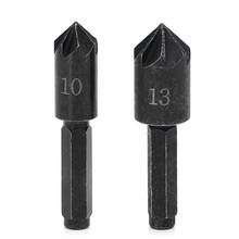 2Pcs 1/4" Hex Shank 7 Flute Countersink Drill Bit Counter Sink Chamfer Cutter 2024 - buy cheap