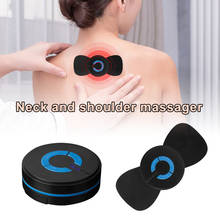 Mini massageador elétrico para coluna cervical, massageador corporal para ombros, pescoço, cintura 2024 - compre barato
