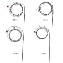 K type Thermocouple Stainless Steel probe Thermocouple 100mm 200mm 2m Cable Wire Length,Thermocouple 0~400C Temperature Sensor 2024 - buy cheap