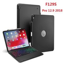 Funda con retroiluminación LED para iPad Pro 12,9 2018, funda de lápiz con teclado inalámbrico, Bluetooth, cubierta para teclado de 12,9 pulgadas 2024 - compra barato