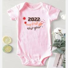 Baby Clothes Winter Girl Outfit Toddler Clothing Bodysuit for Newborns My First New Year Costume Letter New Born Baby Items 2024 - buy cheap