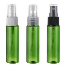 30ml green color spray pump travel PET bottle for cosmetic packaging,1 oz plastic empty bottles for liquid medicine 50pc/lot 2024 - buy cheap